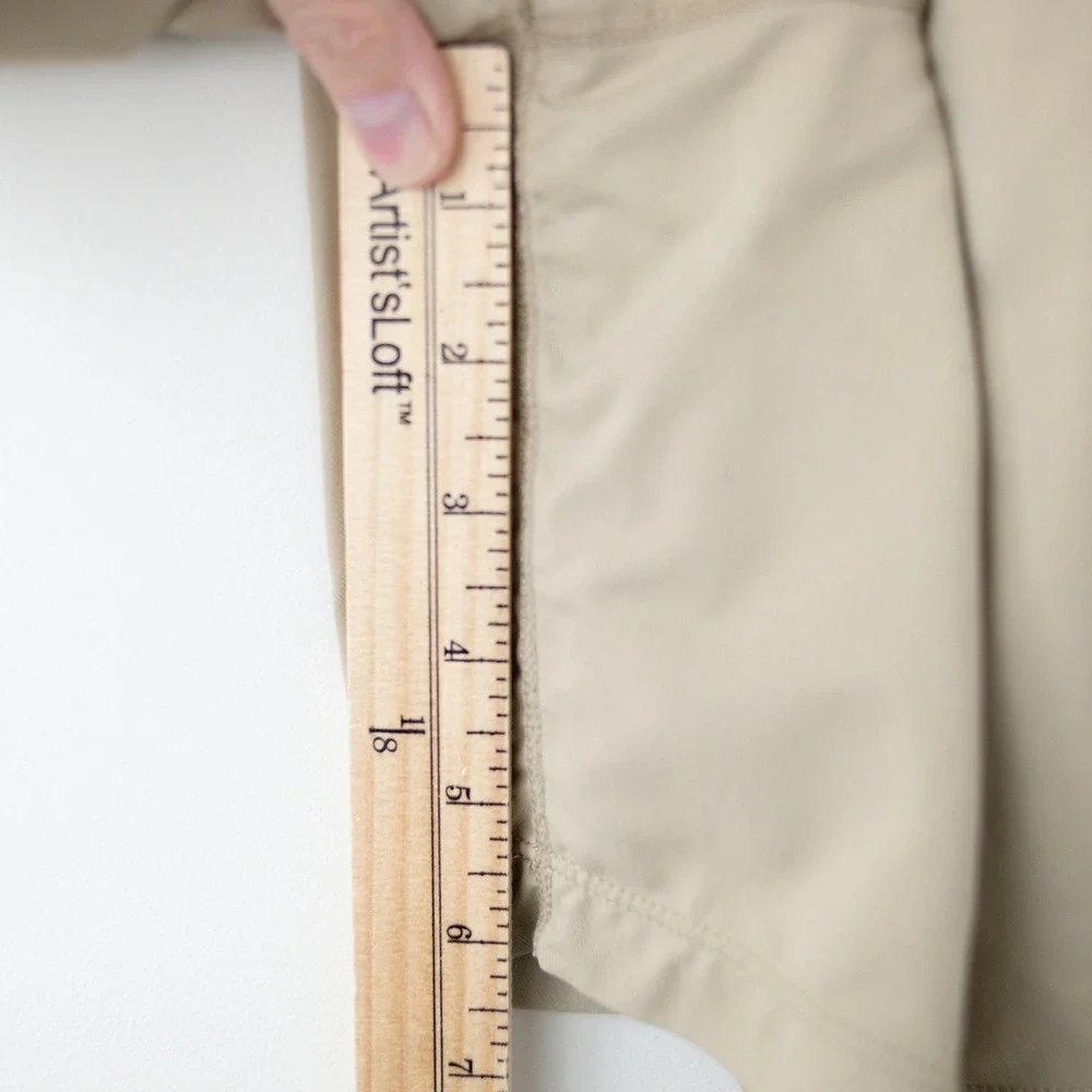 Birddogs Khaki Shorts with Navy Waistband